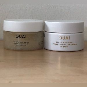 Lot of 2 Mini Ouai Scalp and Body Scrub - Original and St. Barts